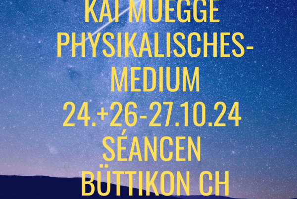 Kai Mügge - Physikalisches Medium Büttikon Schweiz Okt24